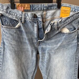 GAP Men's Denim Bootcut Jeans in Light Blue